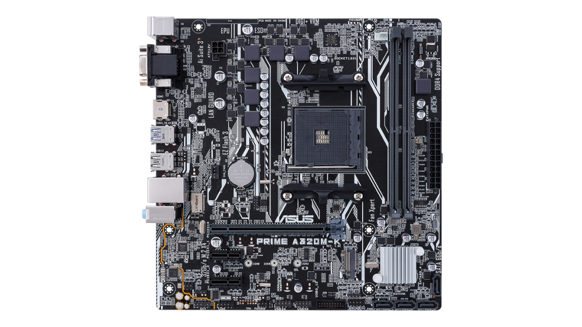 Ремонт материнских плат  Asus PRIME A320M-K в Москве